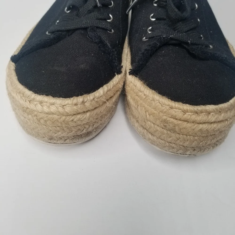 SCHUTZ Luana Espadrille Platform Tie Sneakers